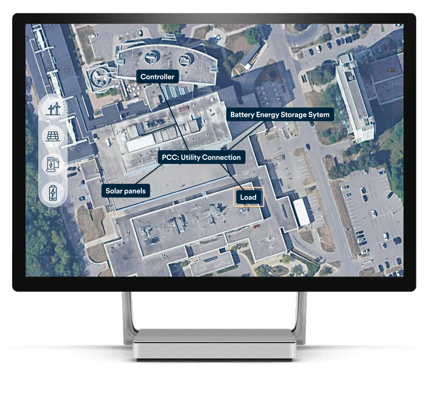 Energy modeling tool screenshot