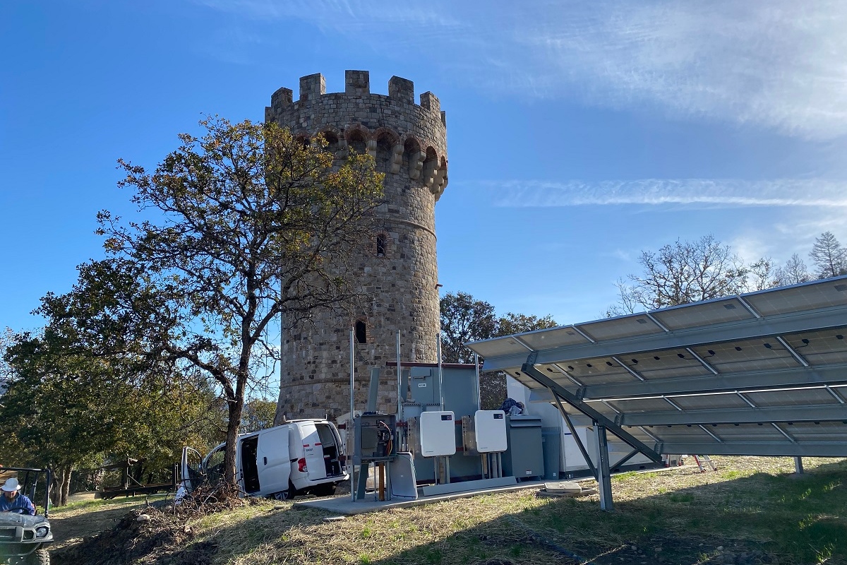 Castello winery tower