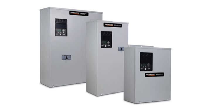 Group of Generac Transfer Switches