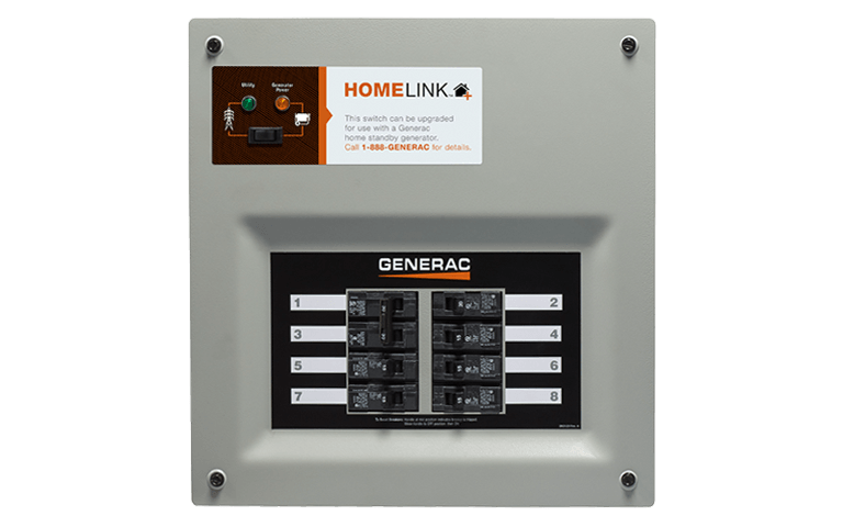 HomeLink 30A Manual Transfer Switch Product Image