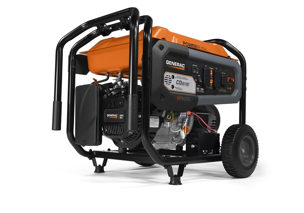 Portable Generator 8000 Electric Start with COsense 49ST Side Product Image