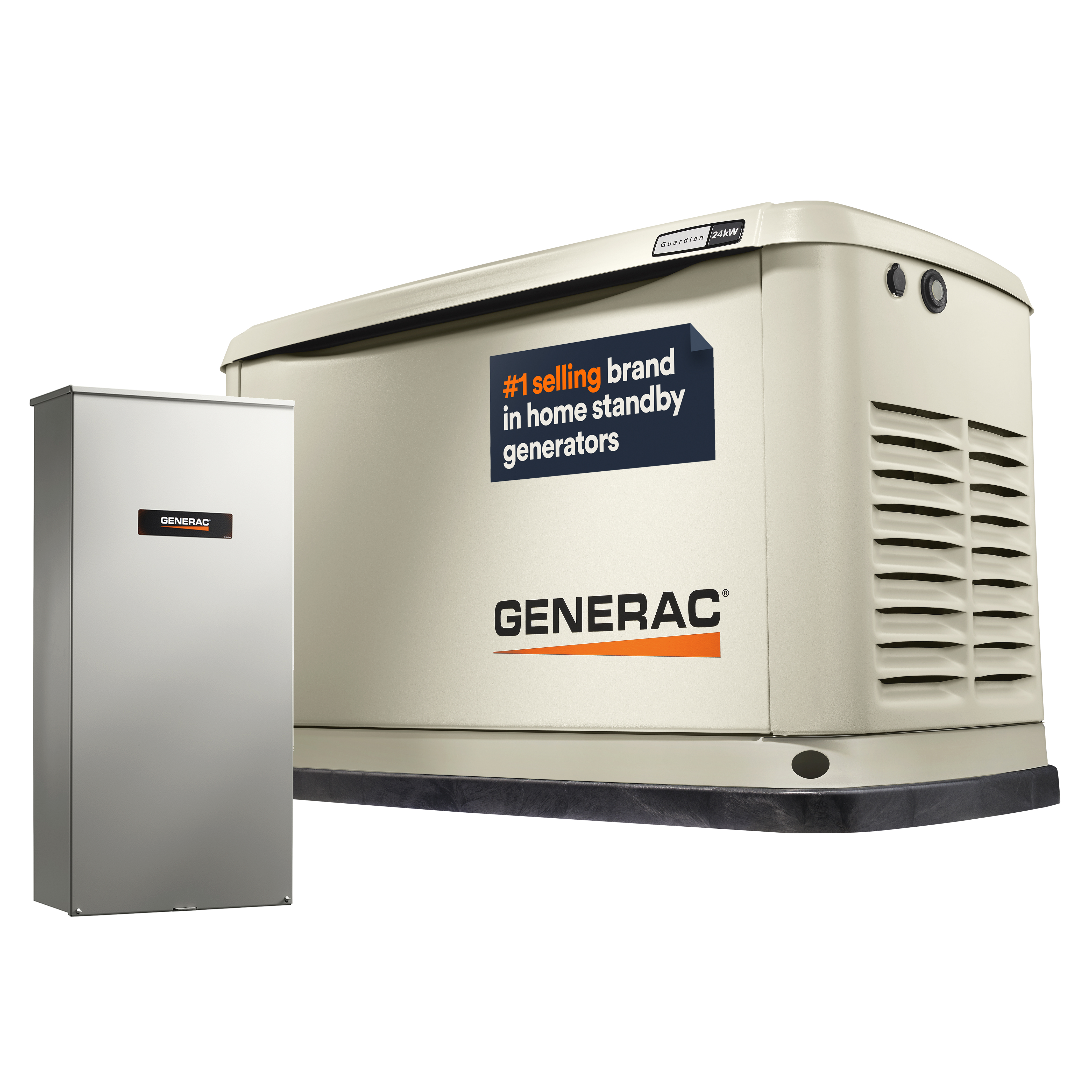 Standby Generator, 24kW | With Whole House Switch | WiFi Enabled