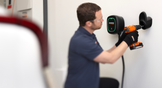 certified expert installing equipment for Generac EV charger