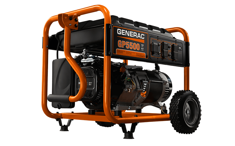 A Generac generator, GP5500 model 5939