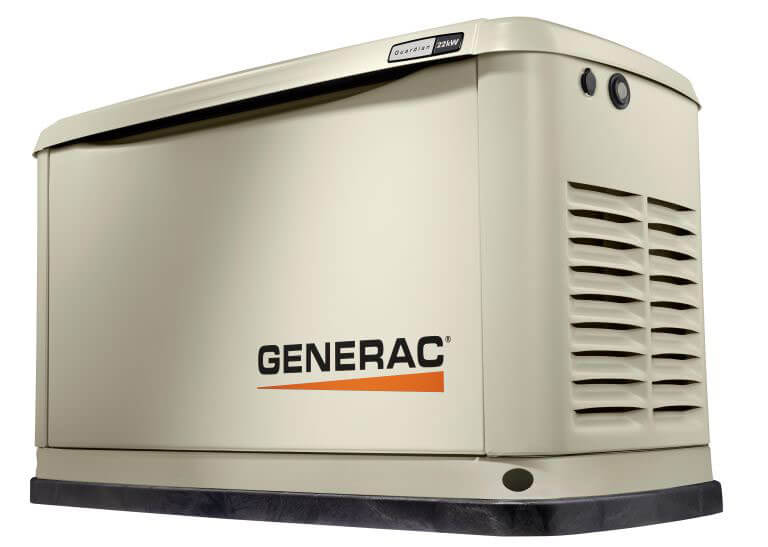 A Generac home generator, model Guardian 22kw 7042