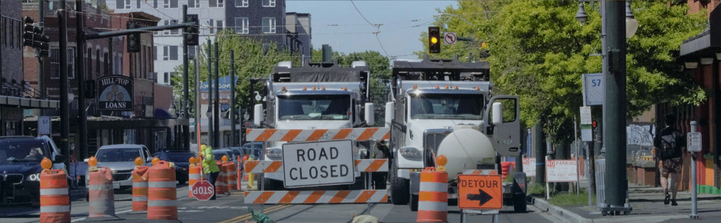 road closed due to construction